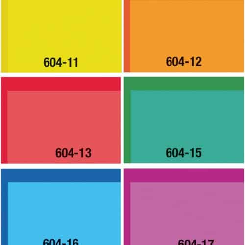 Raboesch 604 13 foil clear Deep red 194x320 mm