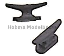 Robbe krick 1340 Klampen, Klein 15mm 10Stk