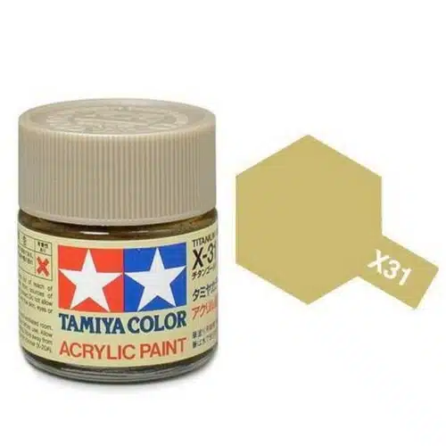 Tamiya 81031 Verf X31 Titanium Gold Glans