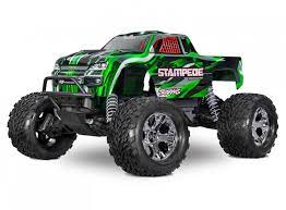 Traxxas 36354-4-GRN Stampede 2WD Electro Monster-Truck Green RTR nP825 (no battery/charger)