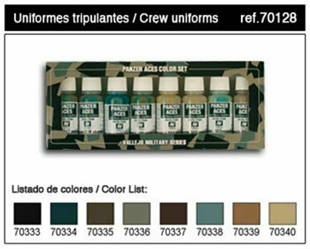 VALLEJO 70128 PANZER ACES SET NO.5