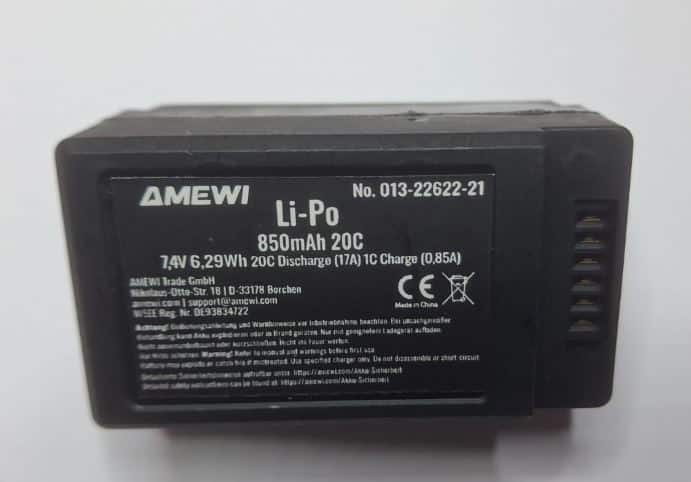 Amewi 013 22622 21 accu voor M truck 7.4 V 850 mAh