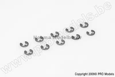 E-clips 1,9mm Verenstaal 10 St