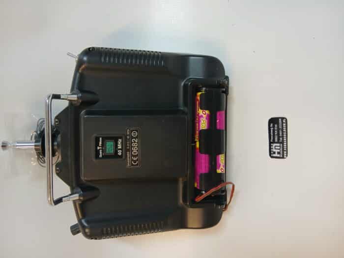 Gebruikte Graupner x-412 zonder batterij klep