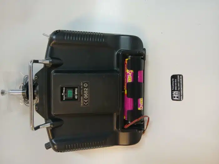 Gebruikte Graupner x-412 zonder batterij klep
