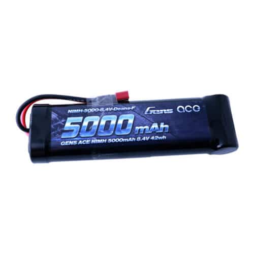 Gens Ace 5000mAh NiMH accu 8.4V deans plug