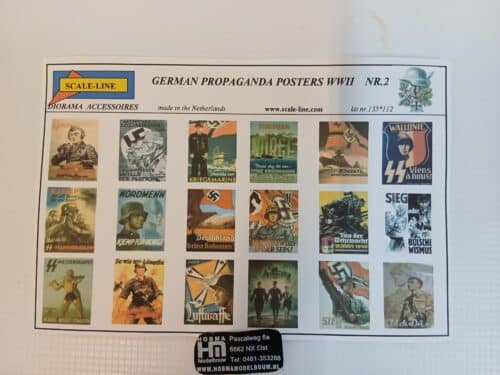 German Propaganda posters wwii nr 2 kit nr 135 112