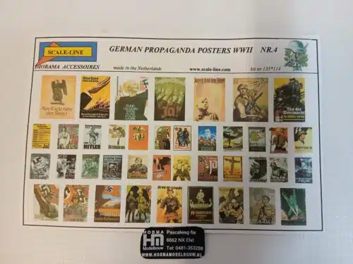 German Propaganda posters wwii nr 4 kit nr 135 114