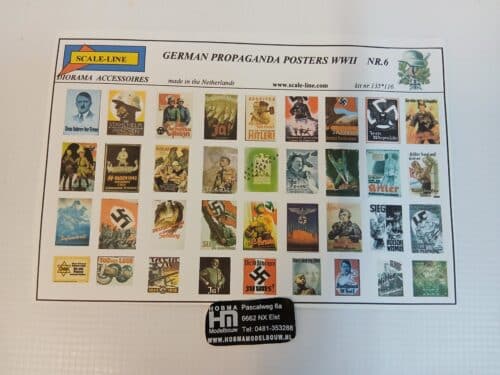 German Propaganda posters wwii nr 6 kit nr 135 116