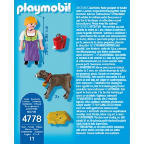 Playmobil 4778 Boerin met kalfjes