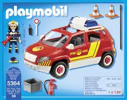 Playmobil 5364 Brandweercommandant met dienstwagen