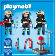 Playmobil 5366 Trio brandweermannen