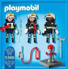 Playmobil 5366 Trio brandweermannen
