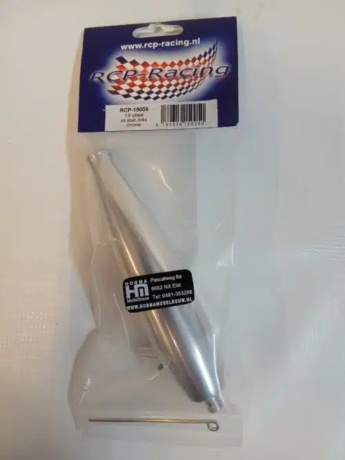 RCP-15005 1:8 uitlaat on road chrome