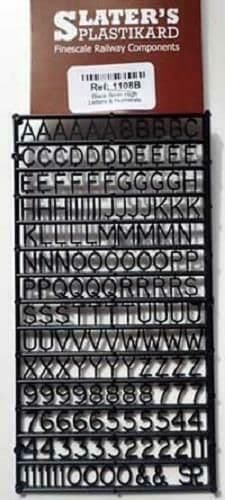 Rcp-SL-1108B Letters en cijfers 8 mm z