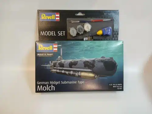 Revell 65187 German Midget Submarine Type Molch incl lijm verf kwastje