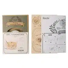 Robotime TG405 Owl Storage Box