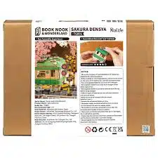 Robotime TGB01 Rolife Book Nook Sakura Densya