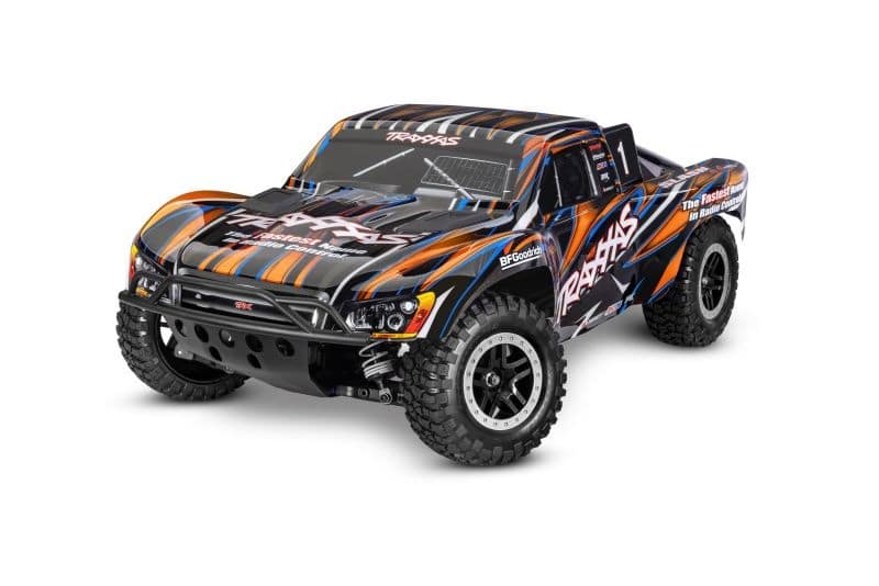 Traxxas 68386-4 oranje Slash 4x4 VXL clipless