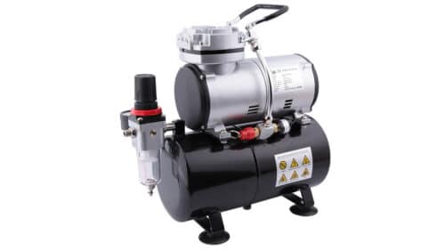 Compressor, met luchttank airbrush
