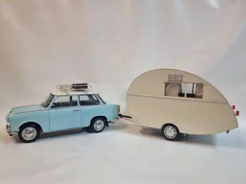 Eaglemoss Pocher Modelauto Trabant met Caravan 1:8 gebouwd