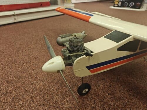 excel 2000 trainer40 rc vliegtuig nitro demo model