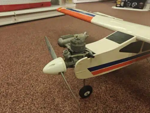 excel 2000 trainer40 rc vliegtuig nitro demo model