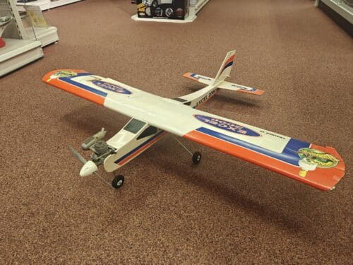 excel 2000 trainer40 rc vliegtuig nitro demo model