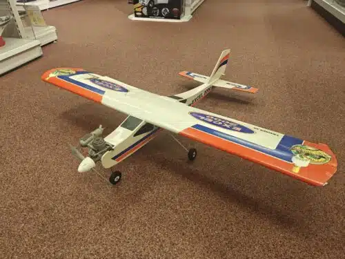 excel 2000 trainer40 rc vliegtuig nitro demo model