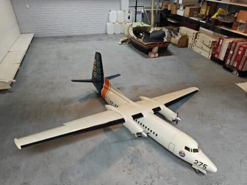 fokker 50 twin moter rc vliegtuig 3.4 meter