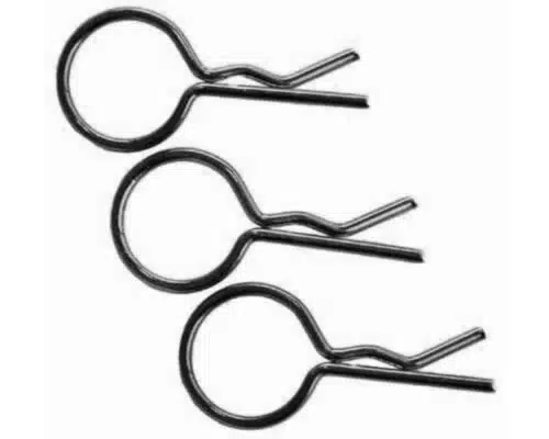 HRC 2072BK body clip met een groot hoofd 10pc