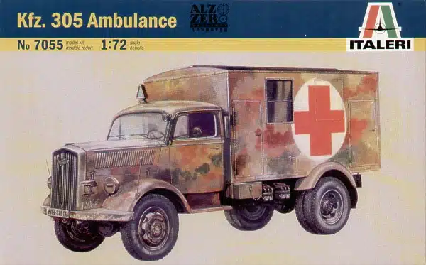 Italeri 7055 Kfz 305 ambulance