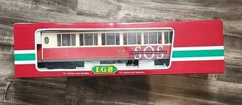 LGB 30653 RhB Wagon "SOS" Nieuw In Doos