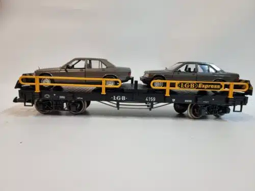 LGB 4059 Autotransporter met Mercedes auto's