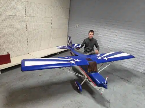 pilot rc decathlon 107 Blauw Wit