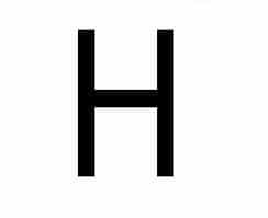 Raboesch 8,0X 8,0MM 1M H-Profiel kunstof wit