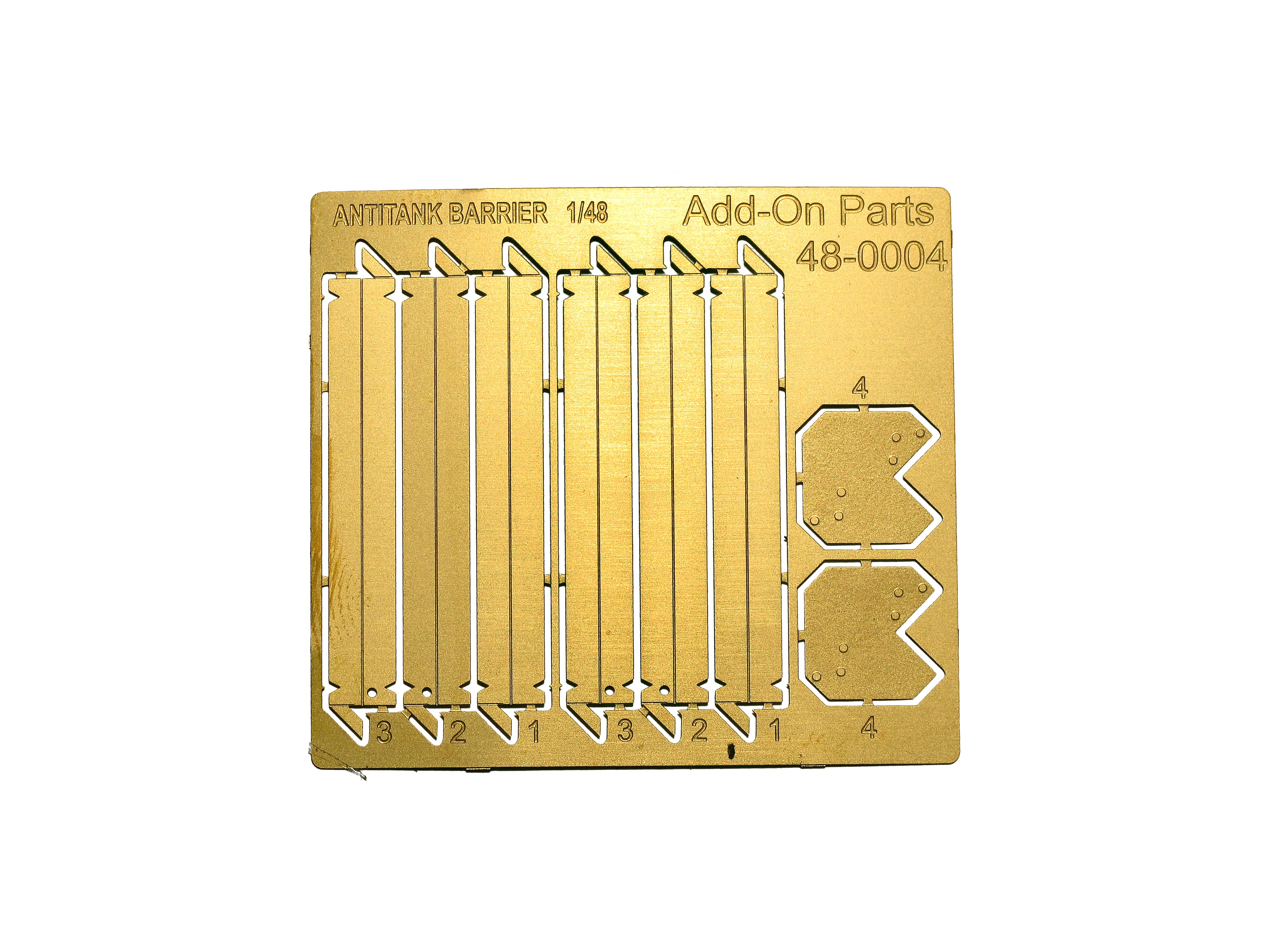 Rcp-48-0004 Anti-Tank Barriers 1:48, 2