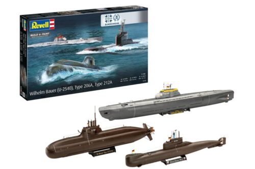 Revell 05186 70 Years of the German Armed Forces:Wilhelm Bauer,Type 206A,Class2