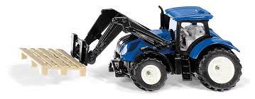 Siku 1544 New Holland tractor met pallet vork