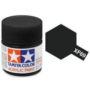 Tamiya 81369 Verf XF69 Nato Zwart mat