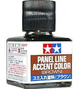 Tamiya 87132 Panel accent line brown