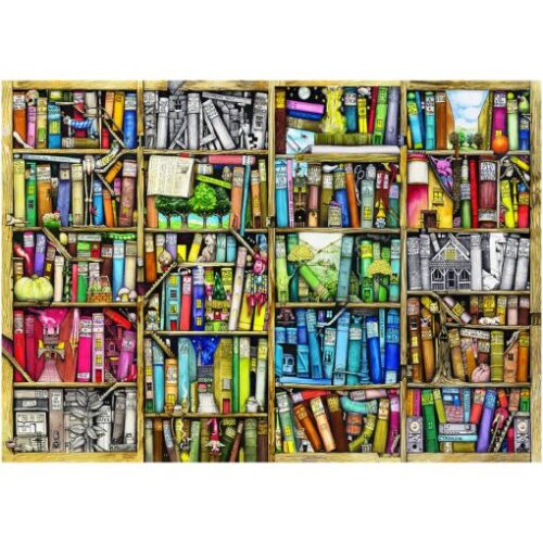 Wooden Legpuzzel Bookshelf 1010 pcs