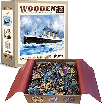 Wooden Puzzel Titanic (505 pcs)