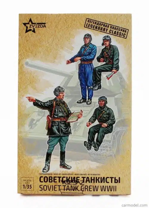 Zvezda 3504 FIGURES - SOVIET TANK CREW 1945