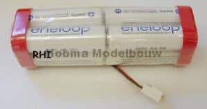 Eneloop 9.6V 2000mAh Futaba zender accu