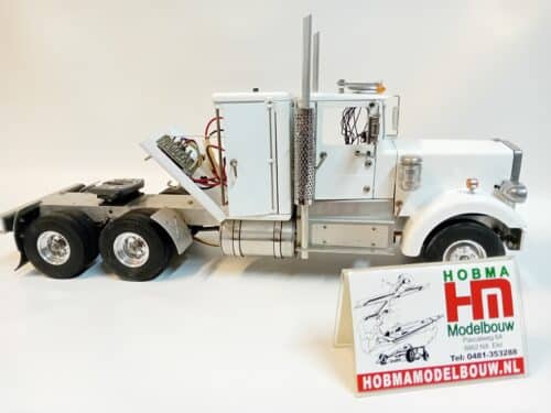 Gebruikte wedico Peterbilt Wit met verlichting, geluid, metalen diffs en oplegger komt in koffer