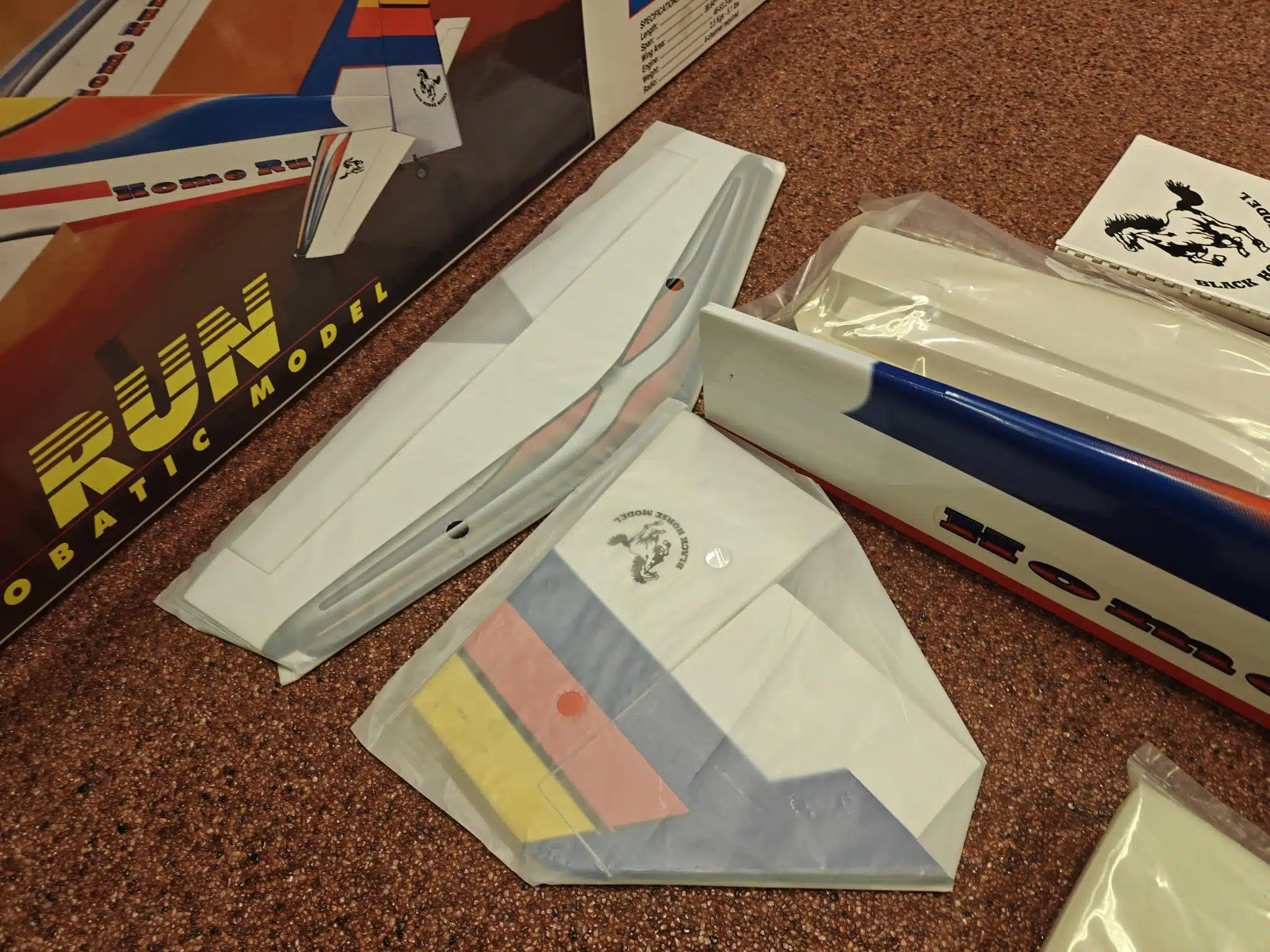 Home run Aerobatic Model van black horse model