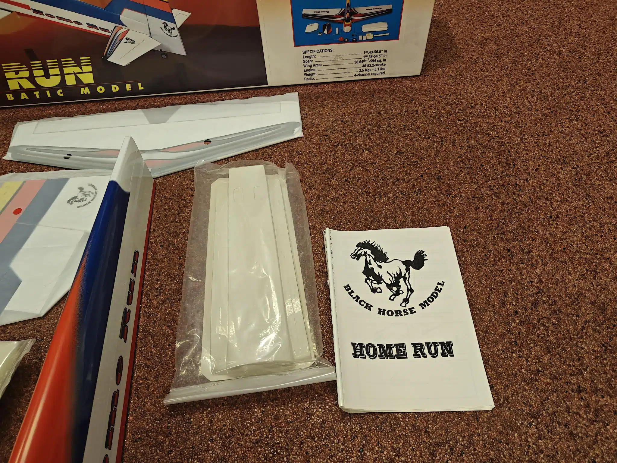 Home run Aerobatic Model van black horse model