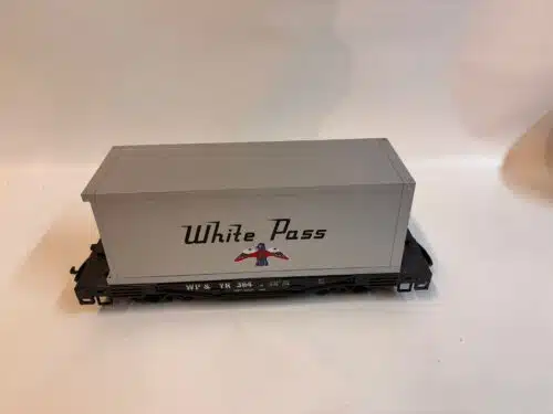 LGB 4085 Containerwagon WHITE PASS