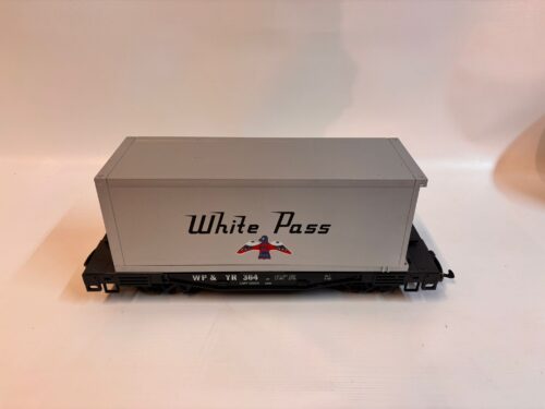 LGB 4085 Containerwagon WHITE PASS